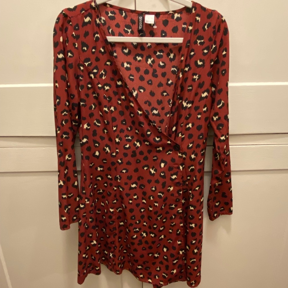 Cheetah print dress